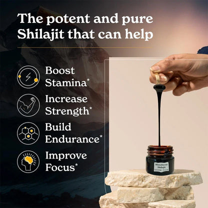 Organic Himalayan Shilajit Resin (30g) | Natural Daily Wellness Support